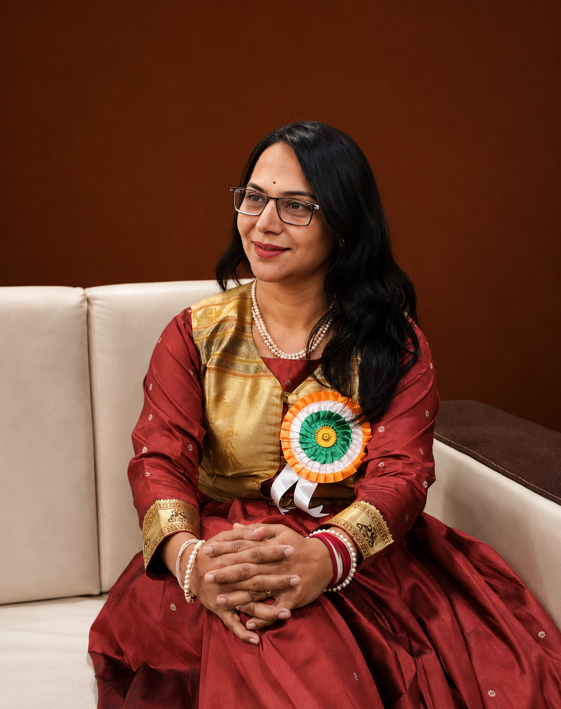 Portrait of Kranti Rothe, Chairperson